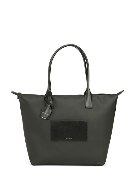 Nyluxe Siyah Kadın Alışveriş Çantası