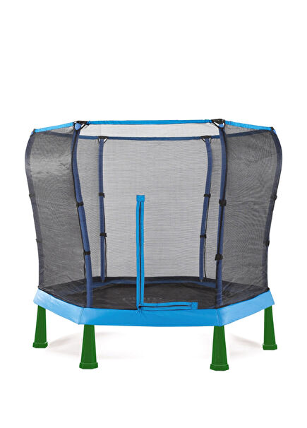 Plum Net Protected Trampoline - 7 ft - Blue