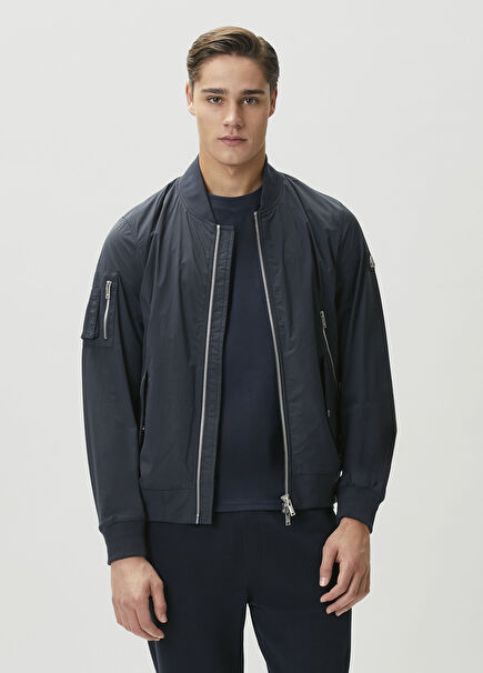 Lacivert Bomber Mont