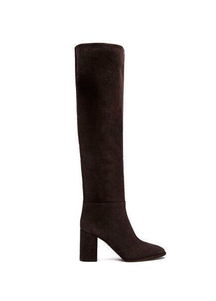 Elsa Women's Dark Brown Suede Boots