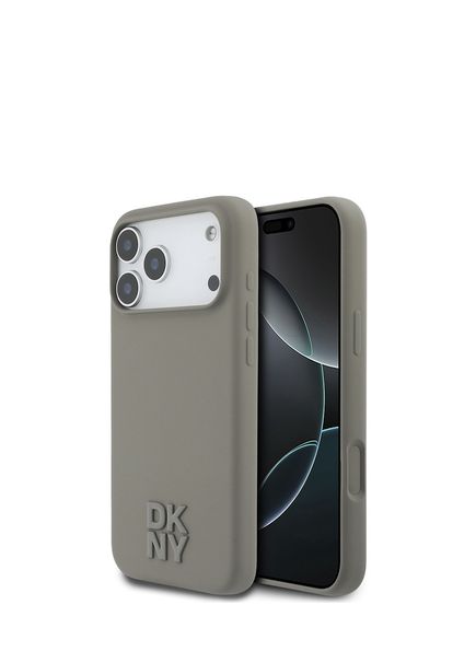 iPhone 17 Pro Max Metal Logo Silicone MagSafe Compatible Phone Case