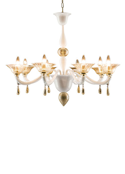 Class 8 Arm Murano Pendant Chandelier