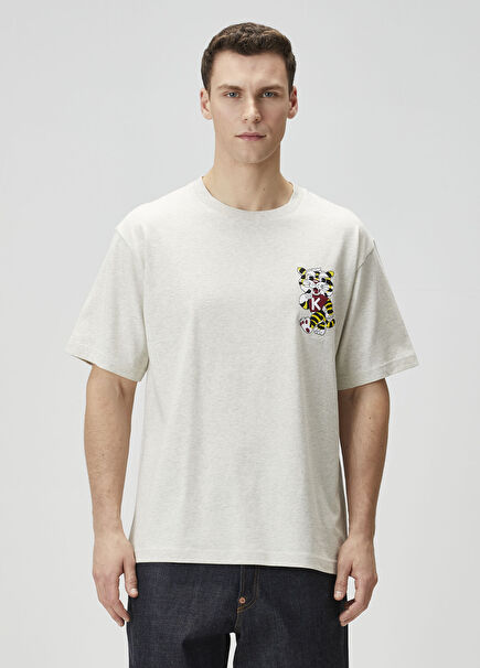 Wild Tiger Light Grey T-Shirt