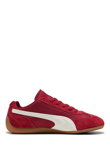 Speedcat Dark Crimson White Nylon Unisex Sneakers