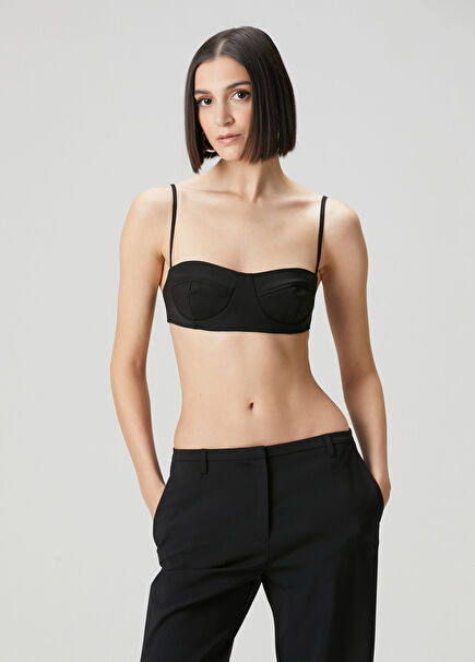 Siyah Yün Büstiyer