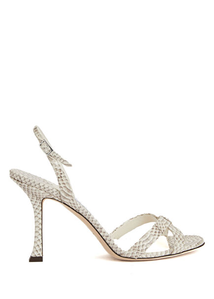 Elsy Ecru Women's Leather Sandals