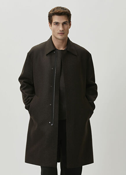 Brown Wool Coat