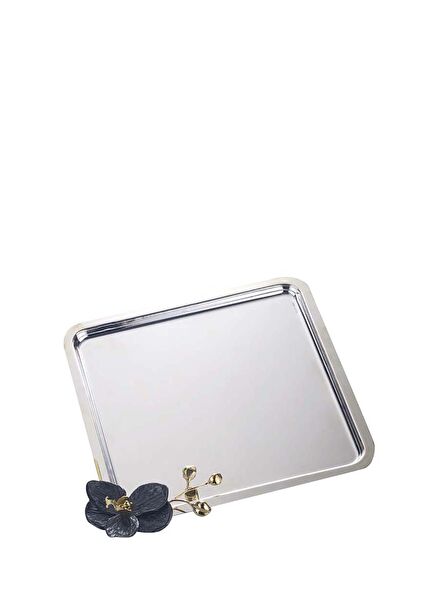 Orchid Silver Plated Tray