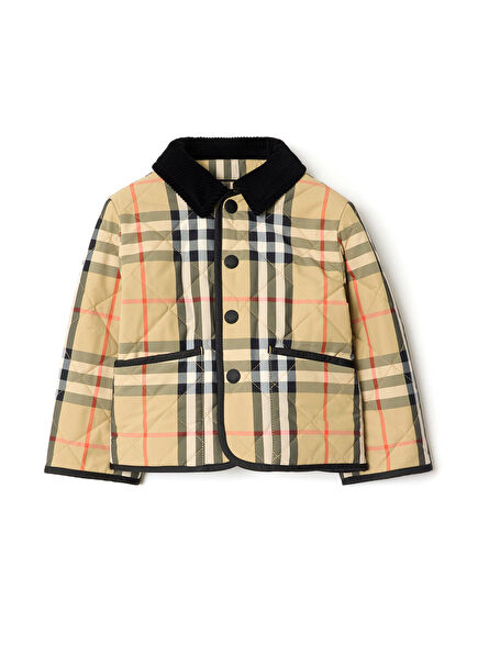 Bej Unisex Çocuk Mont