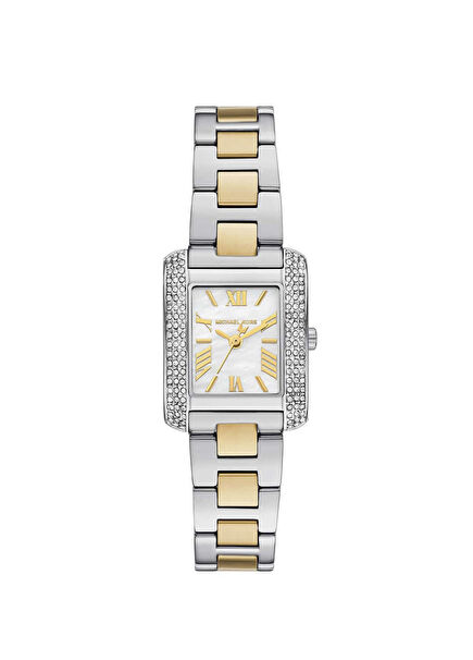 MK4882 Altın Rengi Metalik Gri Çelik Kadın Kol Saati