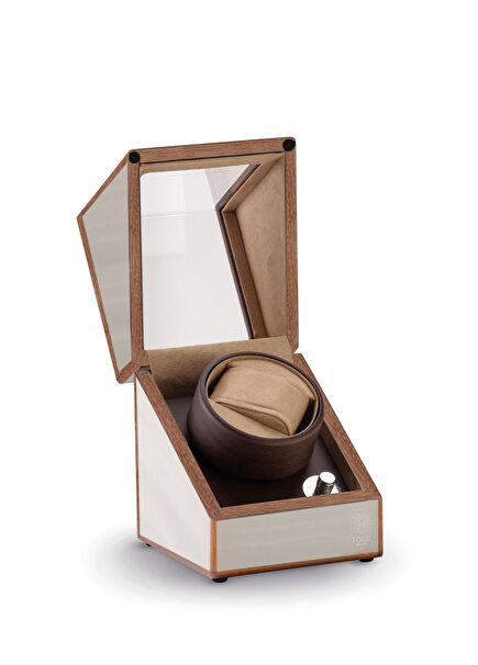Timeless White Wooden Watch Box