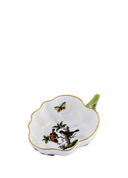 Büyük Yaprak Porselen Çerezlik