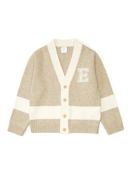 Kahverengi Erkek Çocuk Yün Hırka