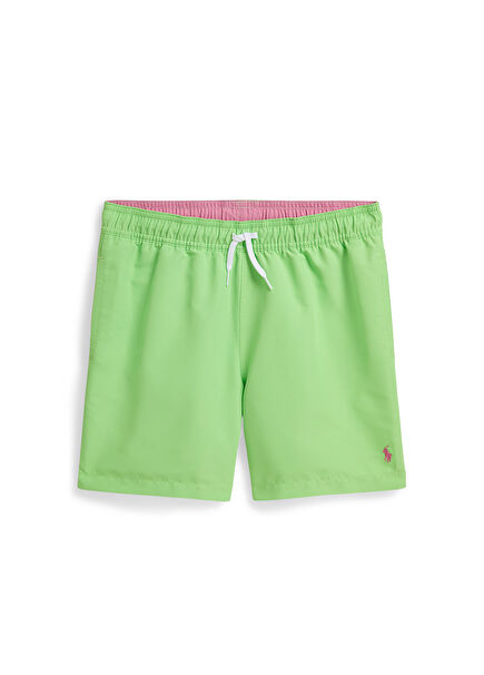Green Logo Boys' Swimsuit