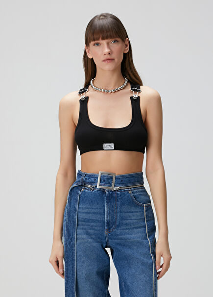 Black Crop Top