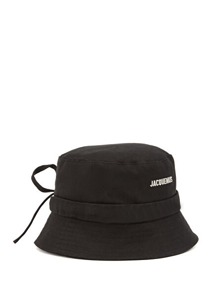 Siyah Kadın Bucket Şapka