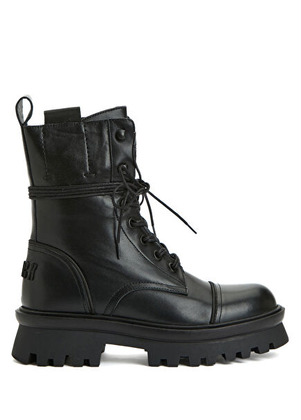Black Women's Leather Boots