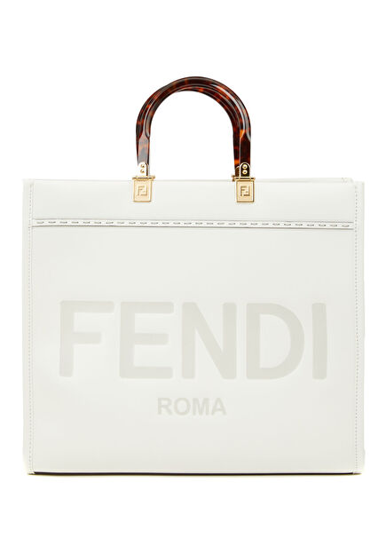 Sunshine Beyaz Kadın Deri Çanta