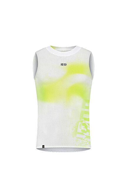 Second Skin Beyaz Kolsuz Spor İçlik Unisex Bisiklet Forması