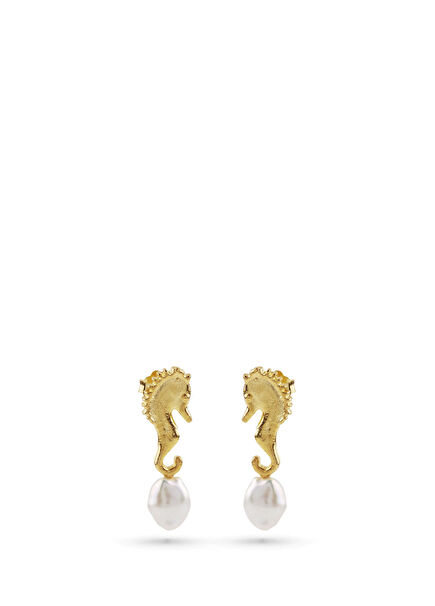 Lexy 925 Ayar Gümüş Kadın İnci Küpe