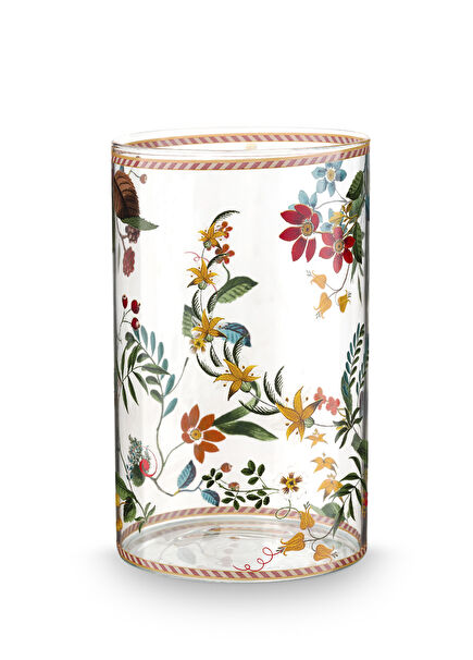 Berry Blues Uzun Cam Su Bardağı