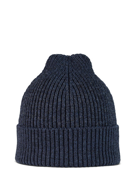 Merino Active Solid Night Blue Unisex Beanie