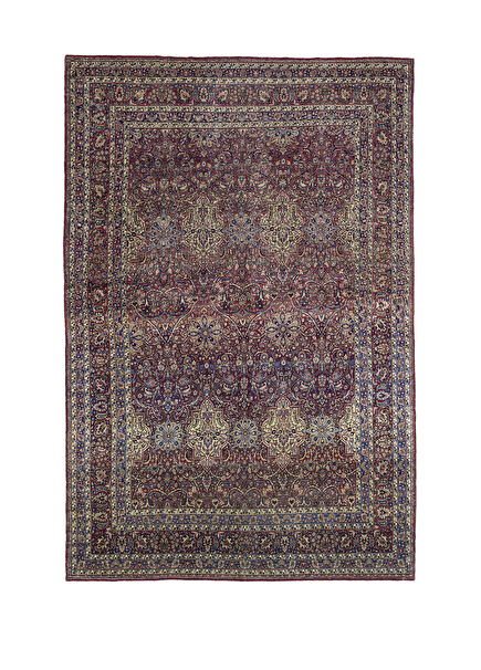 Pedram Traditional Iranian Patterned Mansion Carpet 352x489 cm