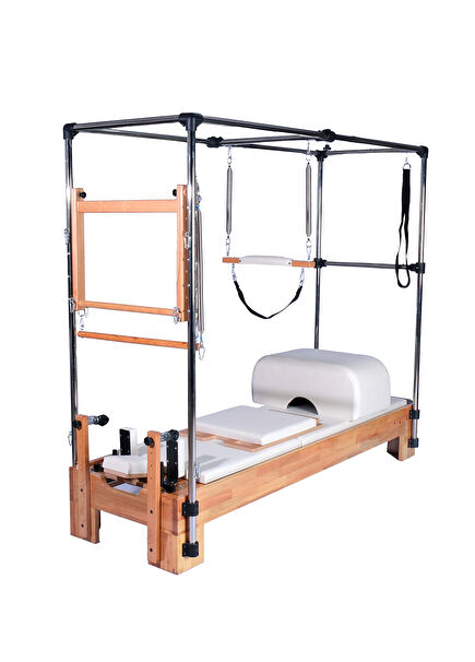 Combo Cadillac Cream Reformer Plus Pilates Machine