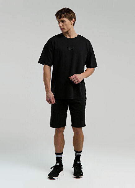Ever Siyah Relaxed Regular Fit Erkek Spor Şort