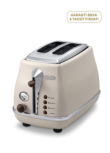 Icona Vintage Two Slice Toaster