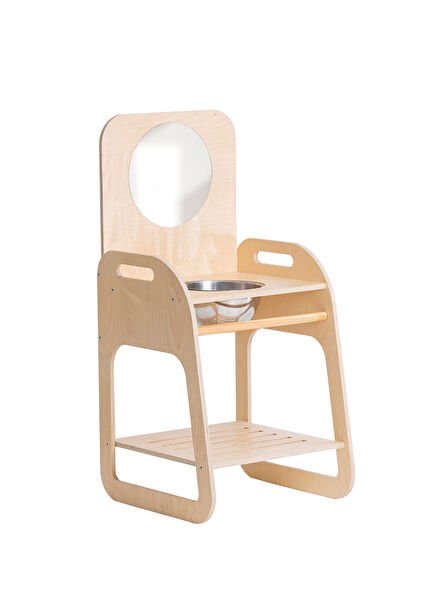 Montessori Birch Wooden Children's Toy Sink