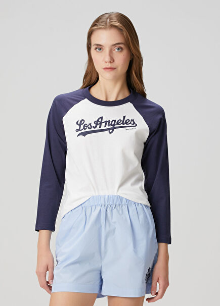 Dodgers Baseball Navy Blue Long Sleeve T-Shirt