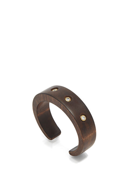 Brown Women's Gold Bracelet