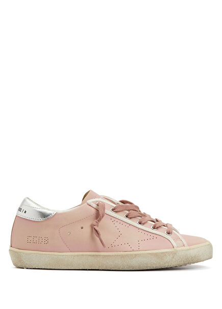 Super-Star Pink Women's Leather Sneakers