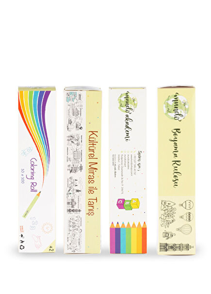 Coloring Roll Kültürel Miras Boyama Seti