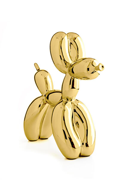 Jeff Koons Balloon Dog Gold Statue