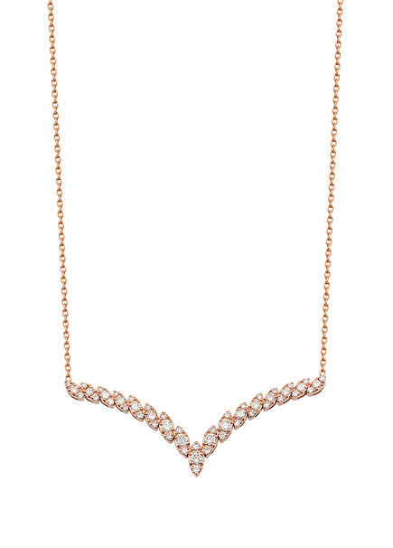 Women's Diamonds Gold Necklace