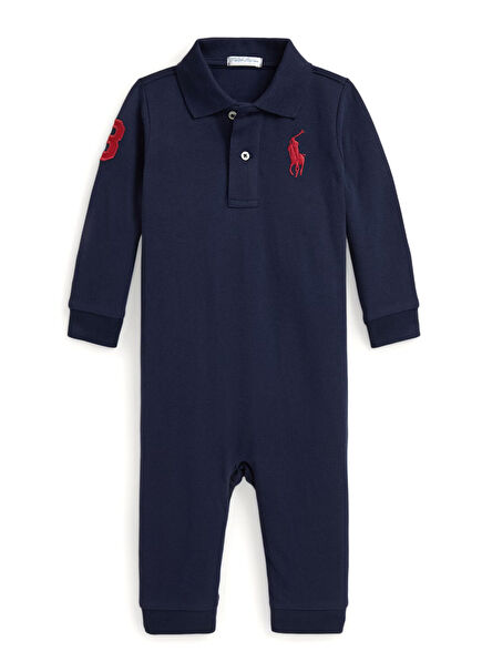 Navy Blue Baby Boy Jumpsuit