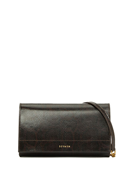 Rabat Siyah Kahve Kadın Deri Çanta