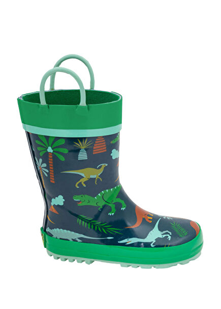 Dino Desenli Erkek Çocuk Yağmur Çizmesi 