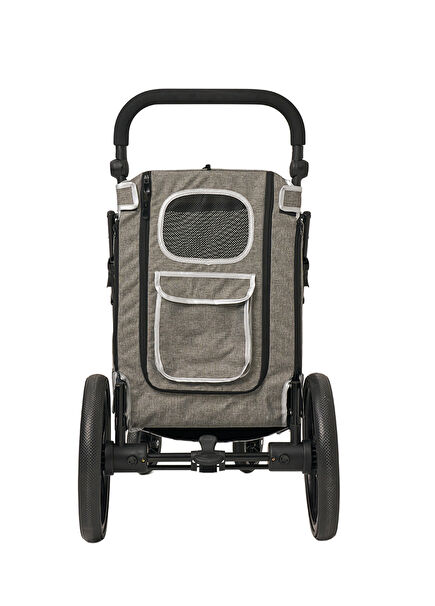 Alonso Grey Cat and Dog Transport Trolley