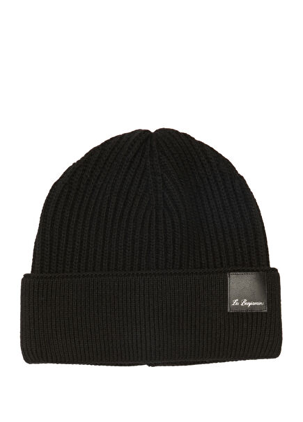 Siyah Logolu Erkek Bere