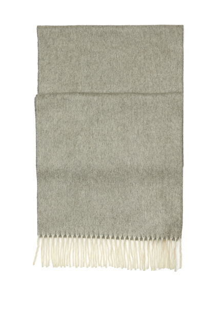 Grey Men's Cashmere Scarf