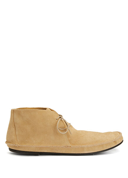 Beige Women's Suede Boots