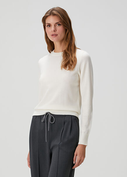 Off-White Cashmere Sweater