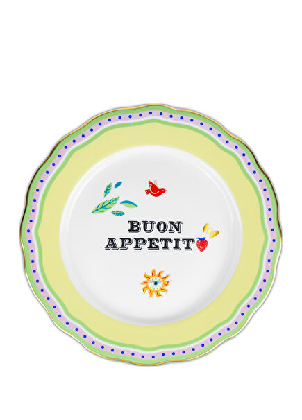 Mamma Mia Buon Appetit Porcelain Plate