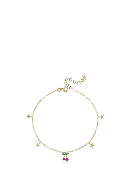 Cherry 14 Ayar Altın Kadın Halhal