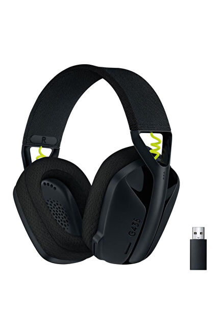 G G435 LIGHTSPEED Siyah Kablosuz Kulak Üstü Oyuncu Kulaklığı