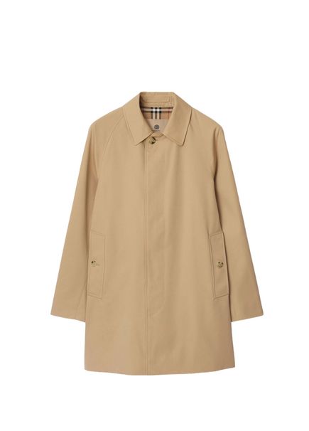 Short Camden Heritage Car Beige Men's Trench Coat