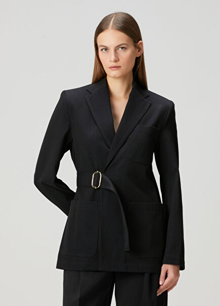 Double-Breasted Wool Jacket